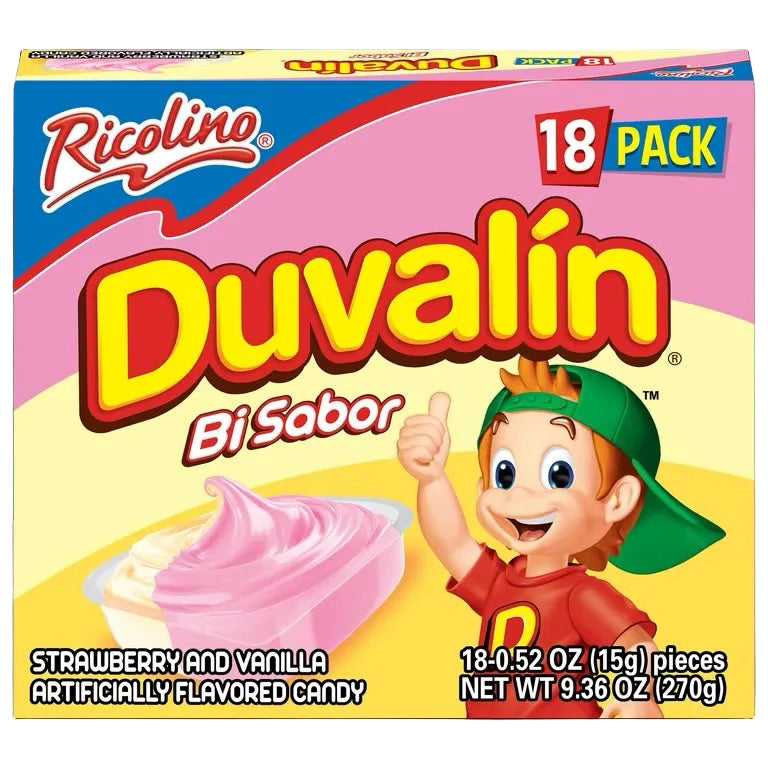 Duvalin Hazelnut and Strawberry Candy Spread | 18 Pk