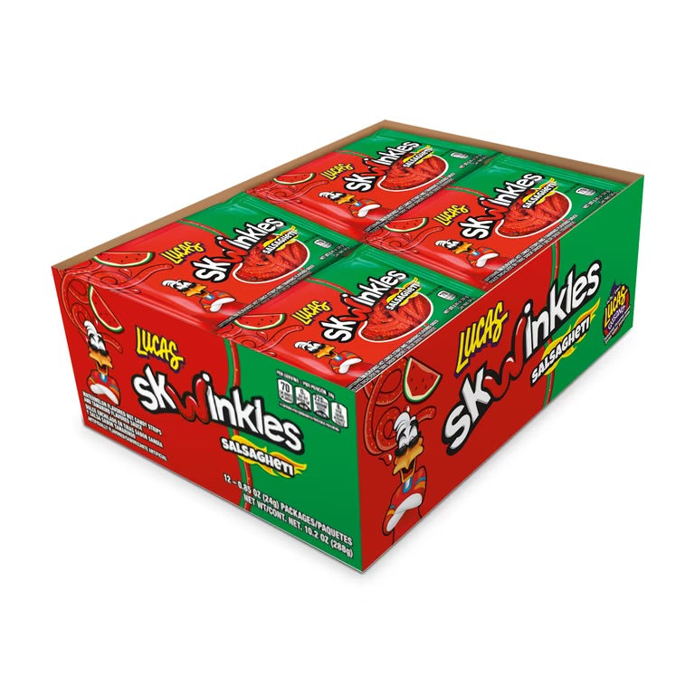 Lucas Skwinkles Salsagheti Watermelon | 12pk
