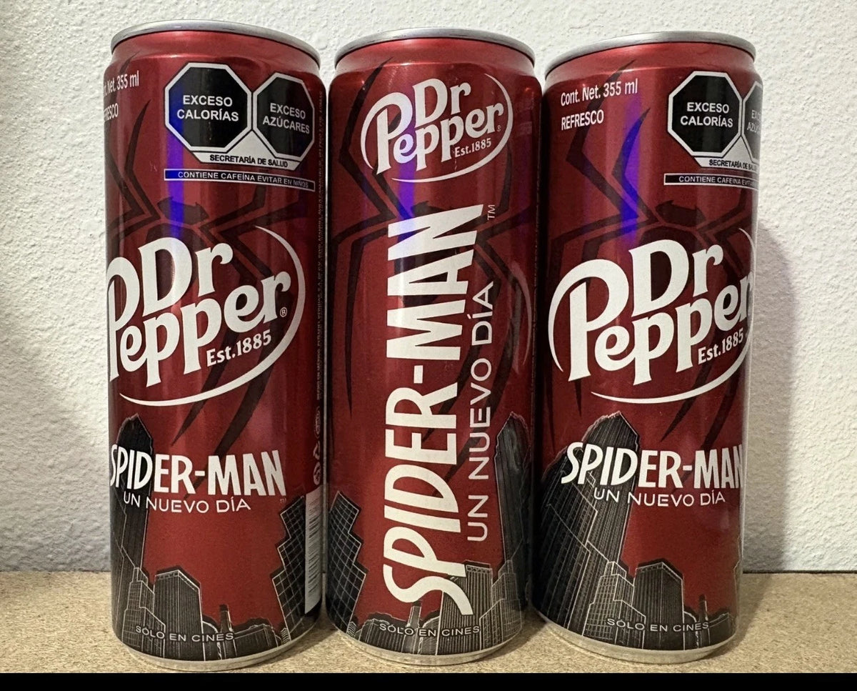 Spider-Man New Day Limited Edition Cans |Dark Berry & Original Dr Pepper | 6Pk Mix