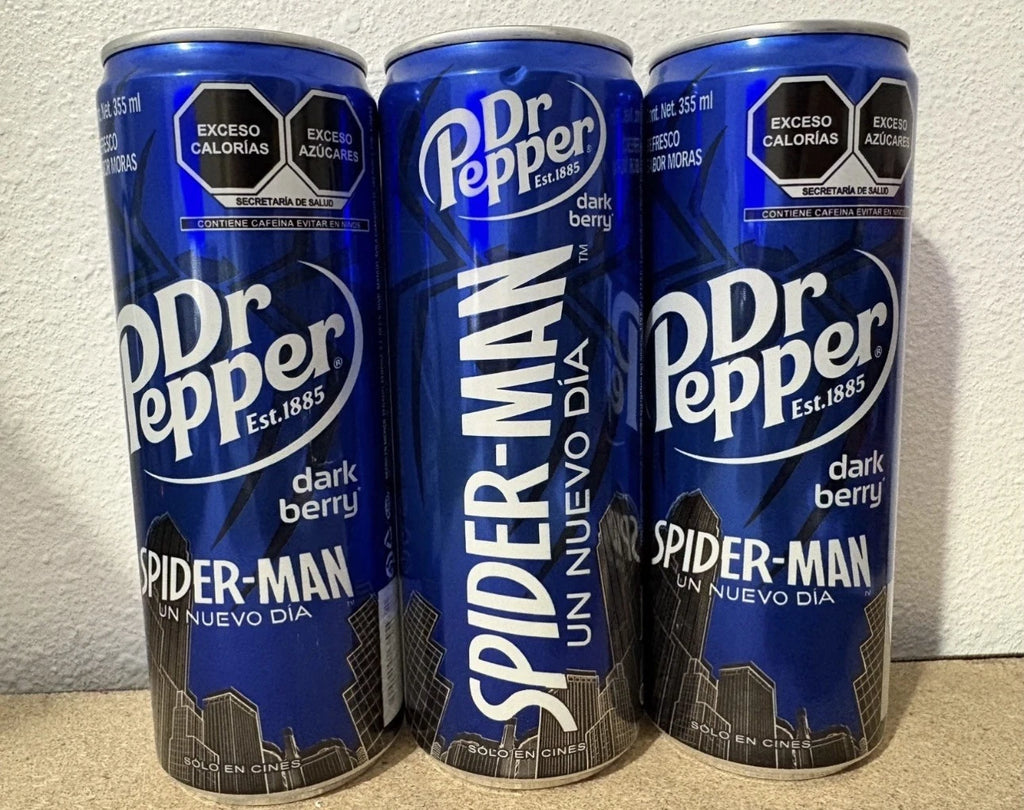 Spider-Man New Day Limited Edition Cans |Dark Berry & Original Dr Pepper | 6Pk Mix